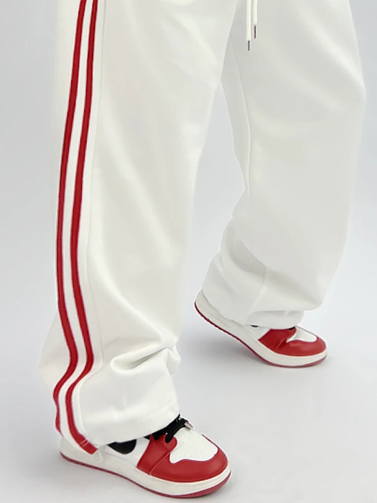 Striped Baggy Streetwear Pants