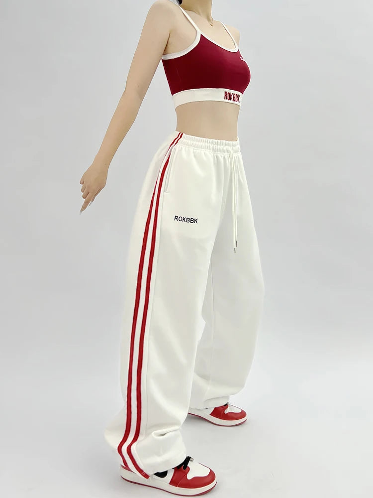 Striped Baggy Streetwear Pants