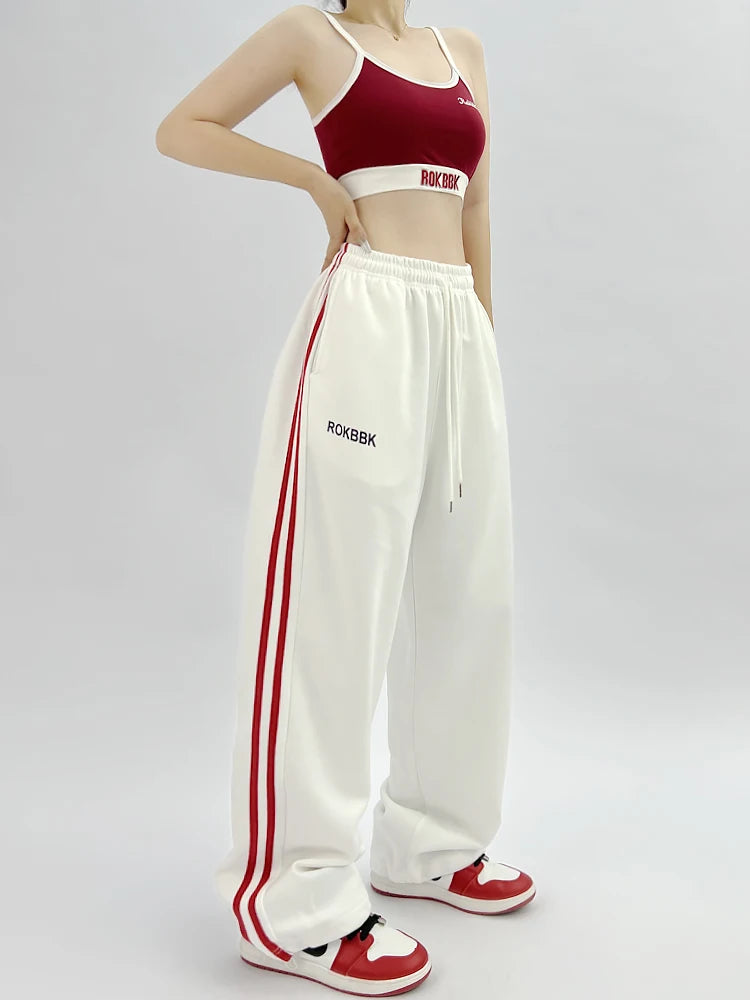 Striped Baggy Streetwear Pants