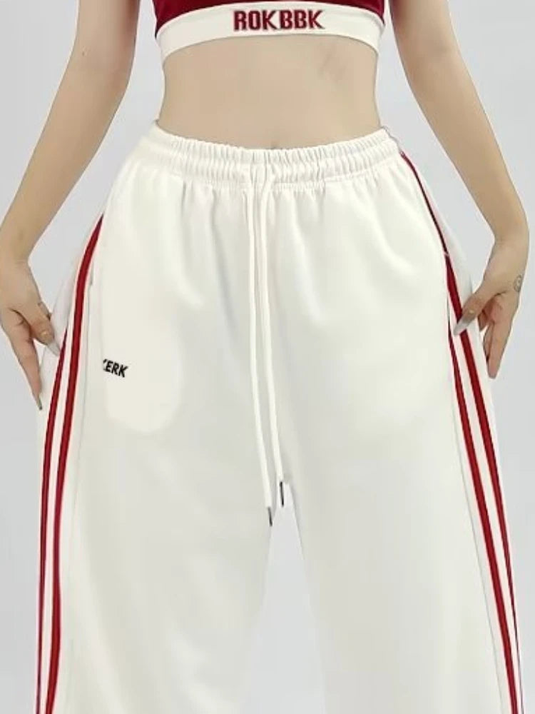 Striped Baggy Streetwear Pants