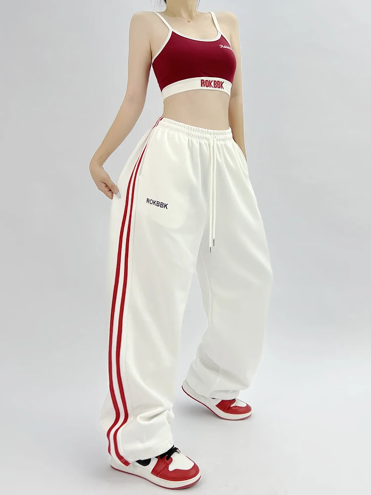 Striped Baggy Streetwear Pants