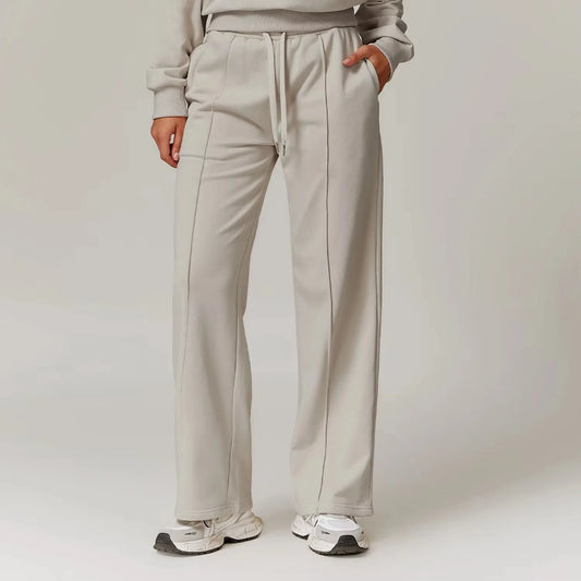Ribbed Flare Fitness Pants